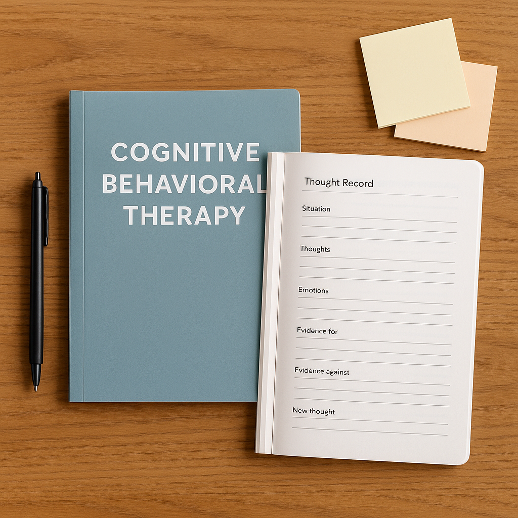 Using CBT Workbooks for Anxiety Management